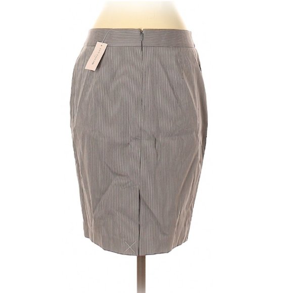 Ann Taylor Pinstriped Pencil Skirt - Picture 2 of 3